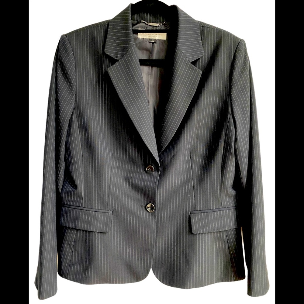 Tahari ASL Pinstripe Blazer Sz.12